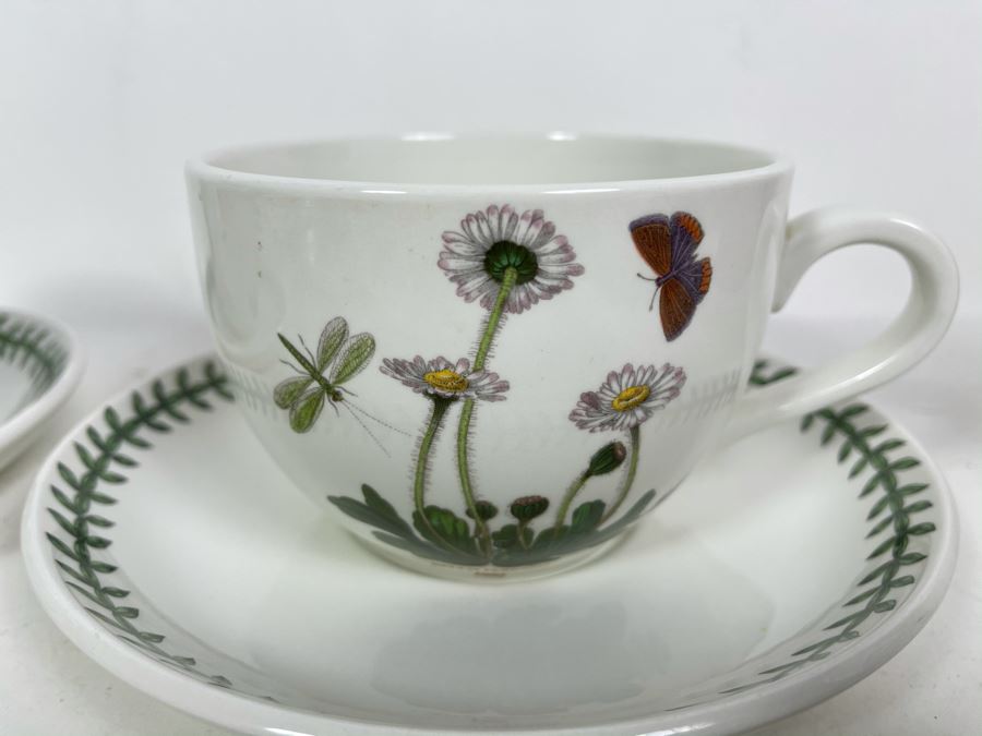 JUST ADDED - Eight Susan Williams-Ellis Botanic Garden Portmeirion Coffee Cups With 8' Saucers [Photo 11]