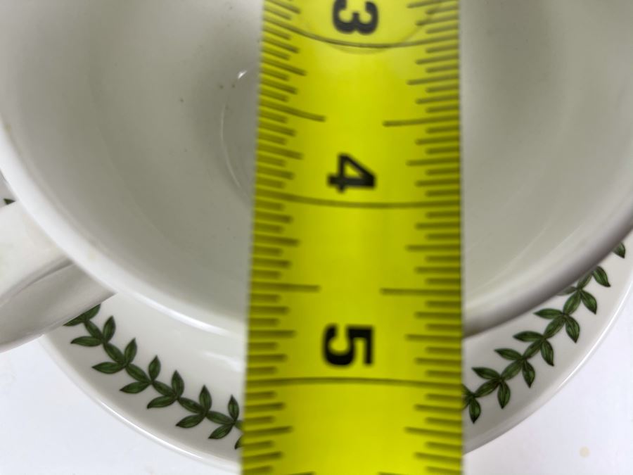 JUST ADDED - Eight Susan Williams-Ellis Botanic Garden Portmeirion Coffee Cups With 8' Saucers [Photo 14]