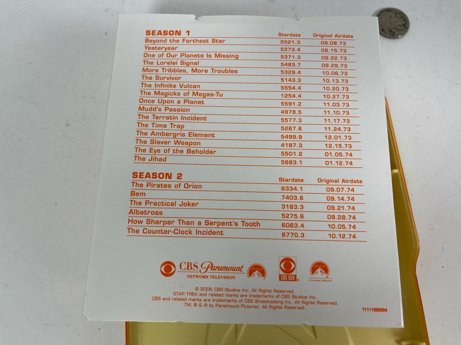 Star Trek The Animated Series DVDs Set Gene Roddenberry [Photo 6]