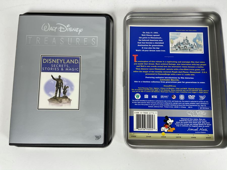 Limited Edition Walt Disney Treasures Disneyland Secrets, Stories & Magic Collector's DVDs Box [Photo 4]