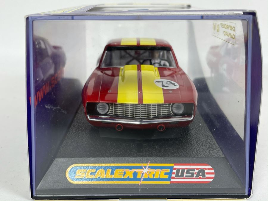 Scalextric Chevrolet Camaro No. 74 Behrens Racing Slot Car [Photo 7]