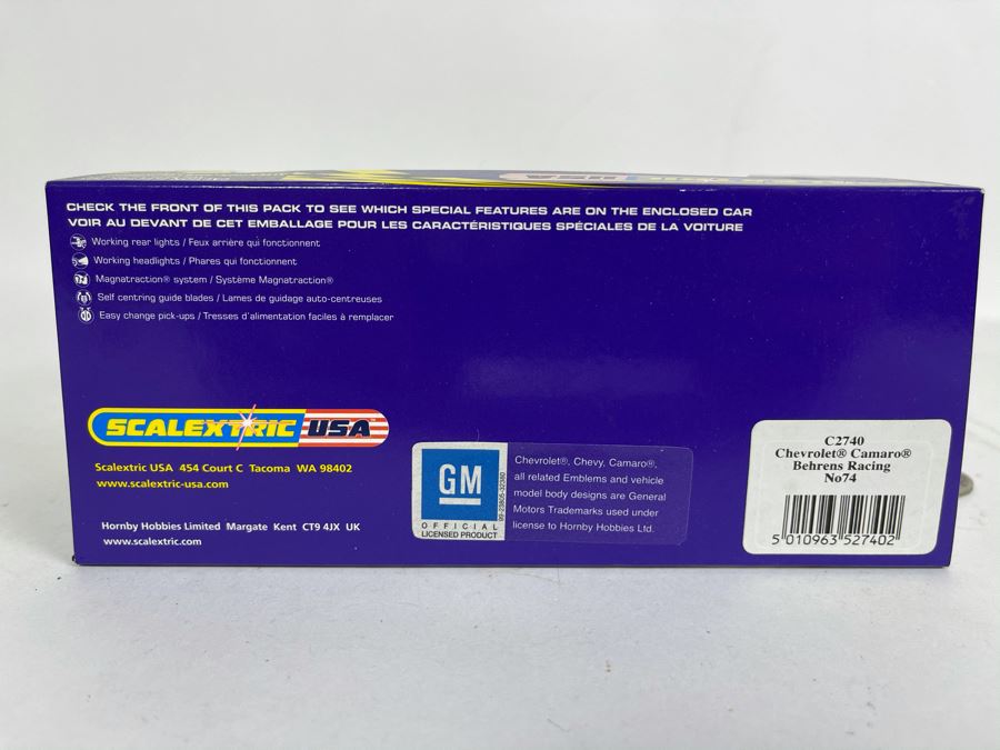 Scalextric Chevrolet Camaro No. 74 Behrens Racing Slot Car [Photo 9]