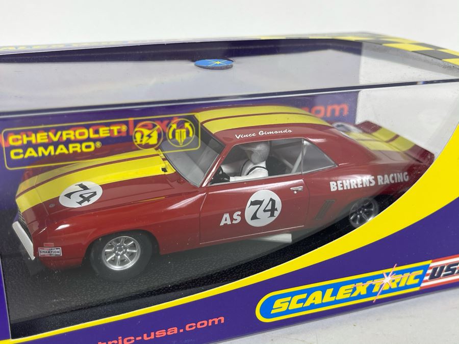 Scalextric Chevrolet Camaro No. 74 Behrens Racing Slot Car [Photo 4]