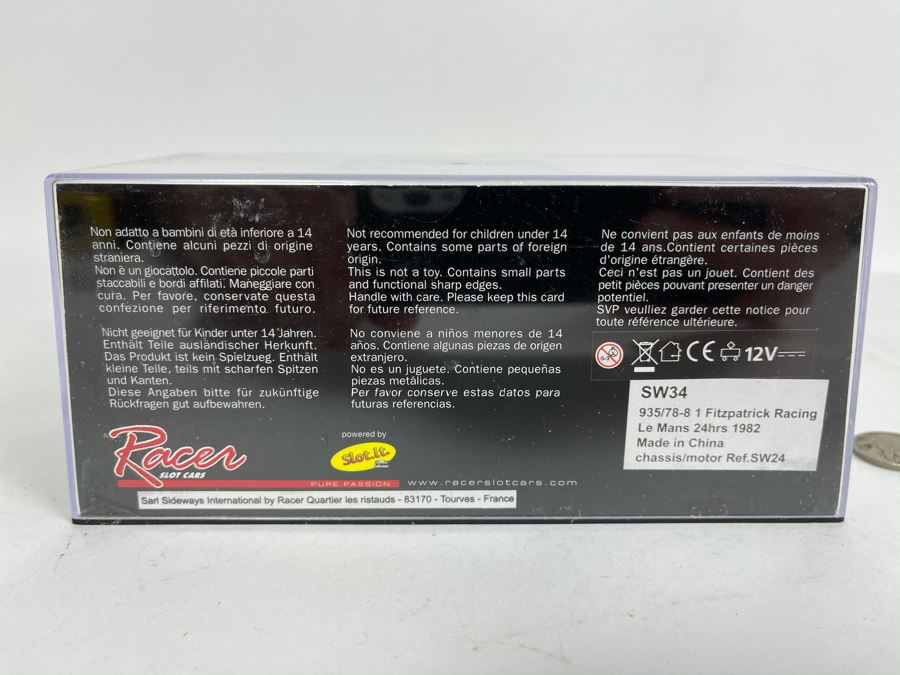 Sideways Racer Slot Cars John Fitzpatrick Racing No. 79 Slot Car [Photo 6]