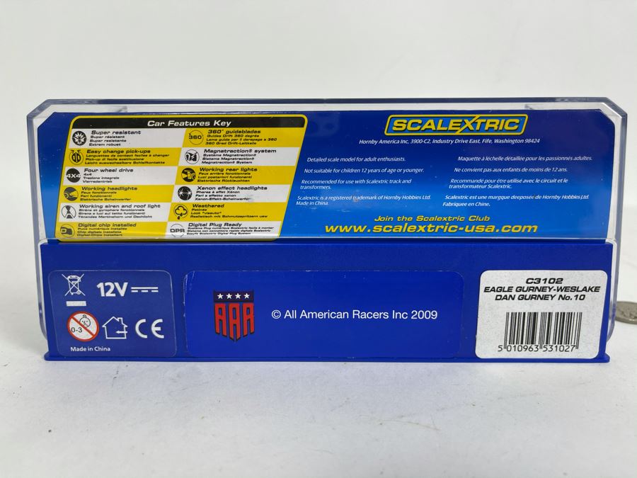 Scalextric Eagle Gurney-Weslake No. 10 Slot Car [Photo 6]