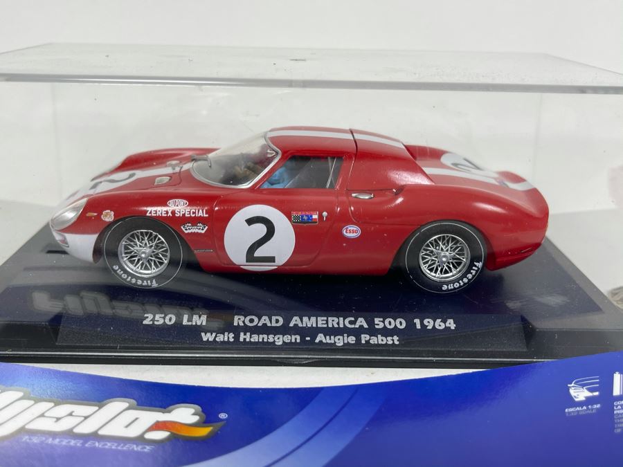 Flyslot 205 LM Road America 500 1964 Walt Hansgen - Augie Pabst No. 2 Slot Car [Photo 3]