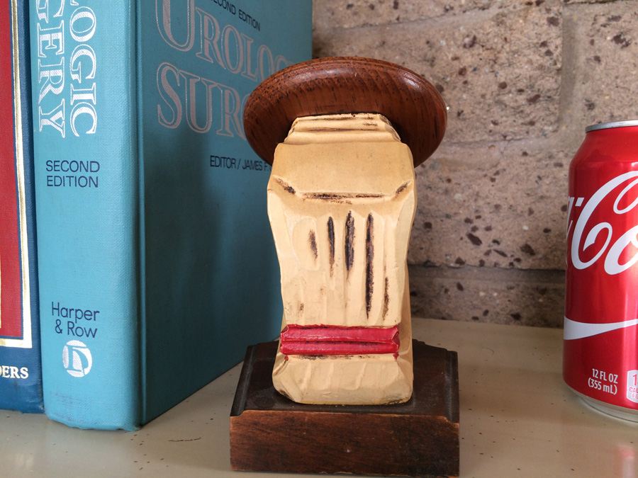 Pair of Wood Carved Bookends [Photo 5]