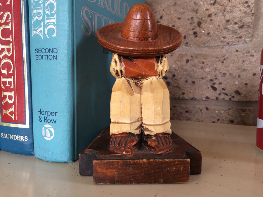 Pair of Wood Carved Bookends [Photo 3]