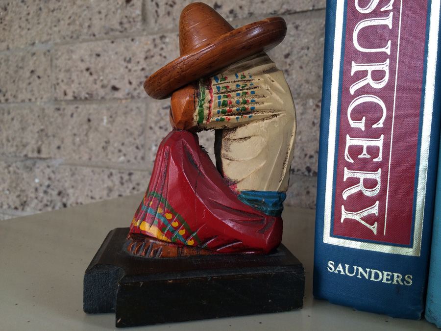 Pair of Wood Carved Bookends [Photo 6]