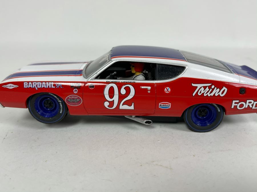 Carrera Ford Torino Bobby Unser No. 92 Slot Car [Photo 3]