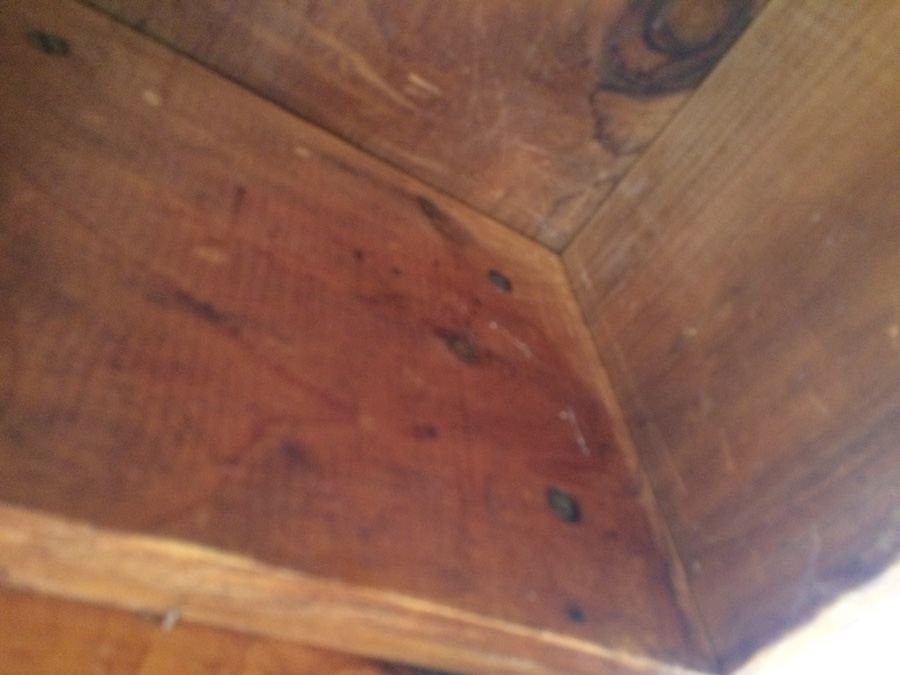 Primitive Pine Wooden Bench [Photo 9]