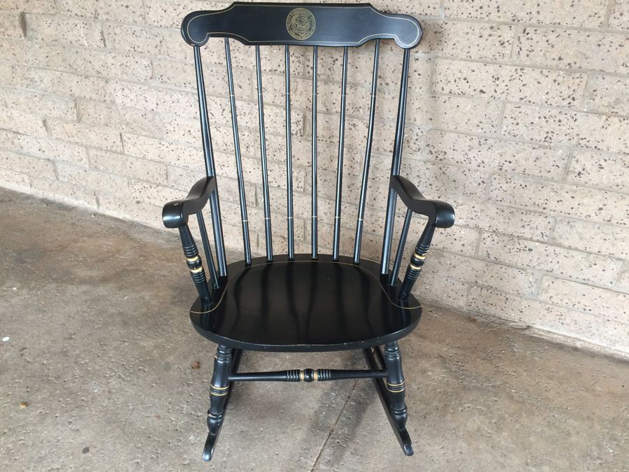 Black and Gold Rocking Chair - Hamilton College [Photo 5]