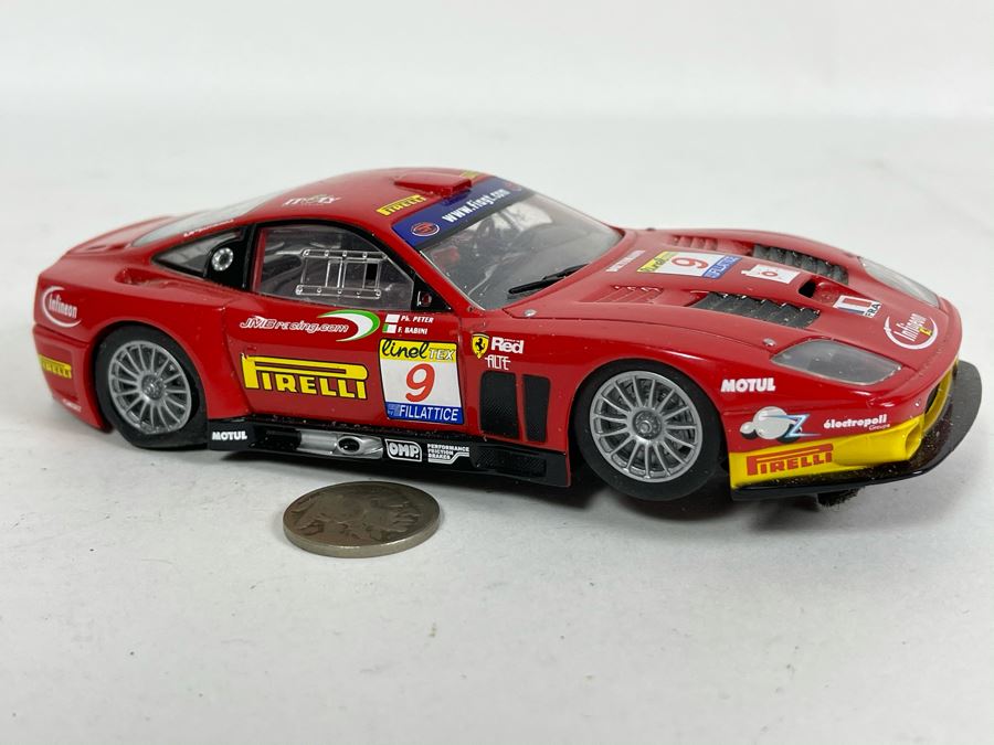 Carrera Evolution Ferrari 575 GTC No. 9 Slot Car [Photo 3]