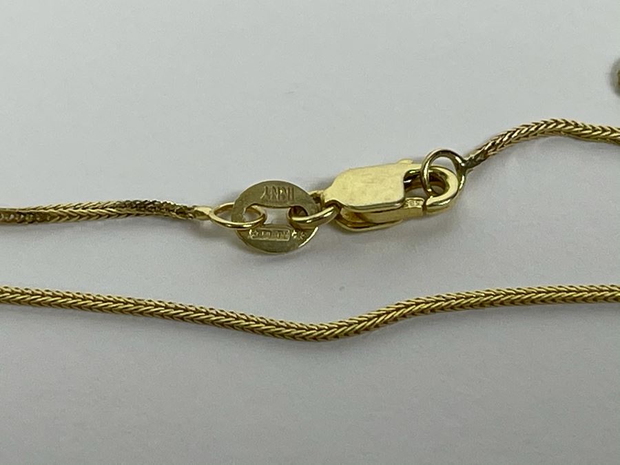 14K Gold 15' Chain Necklace 1.3g