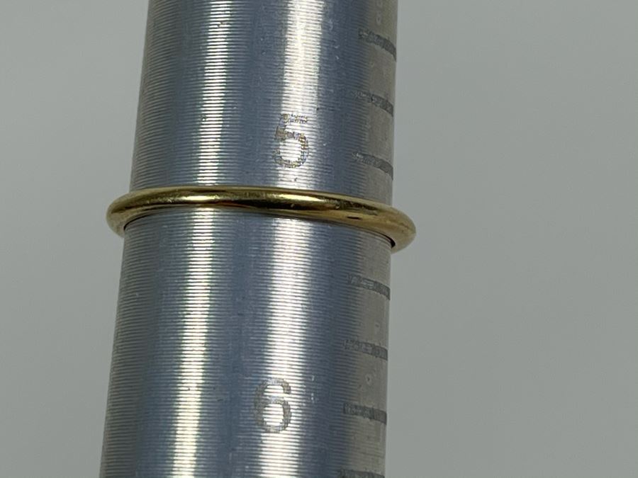 14K Gold CZ Ring Size 5.25 1.7g [Photo 10]