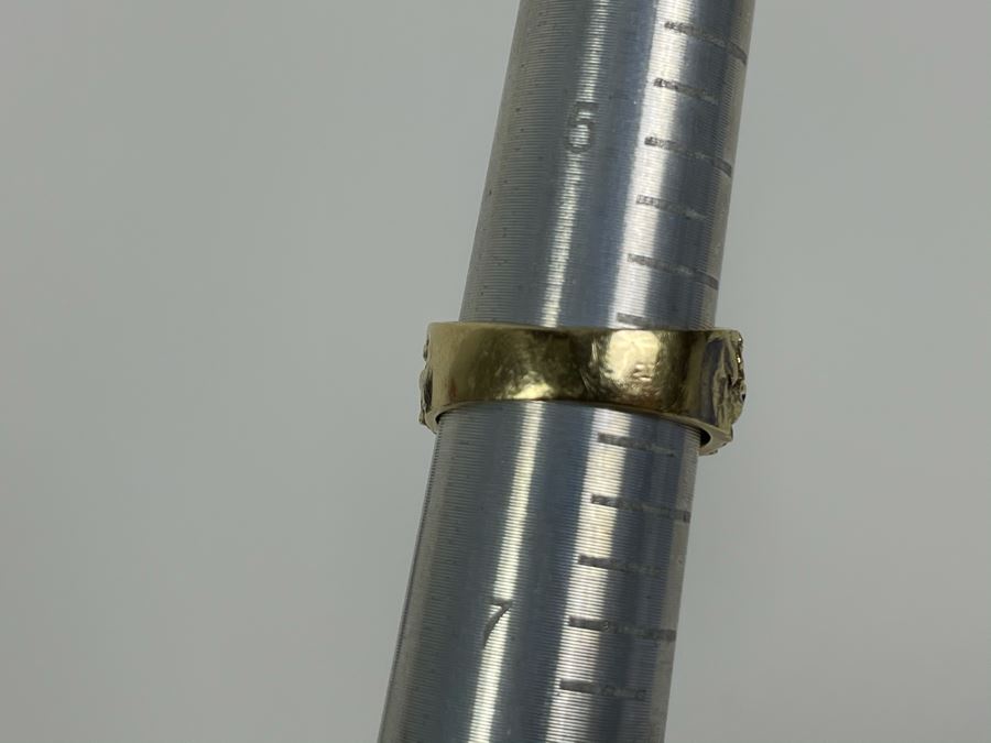 14K Gold Lapis Lazuli Ring Size 6 7.3g Fair Market Value $350 [Photo 13]