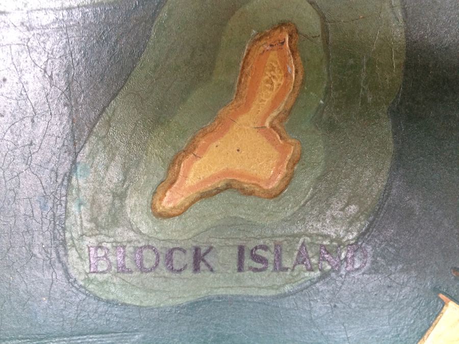 Vintage Wooden Painted Map of Cape Cod and Vicinity [Photo 7]