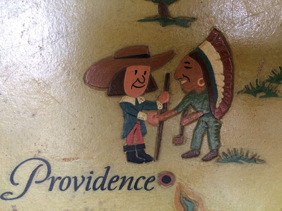 Vintage Wooden Painted Map of Cape Cod and Vicinity [Photo 6]