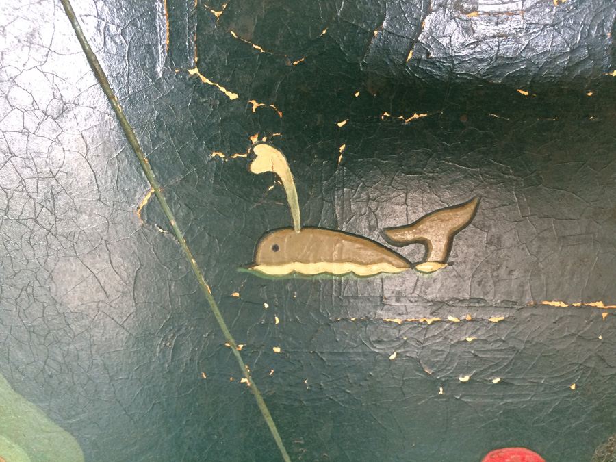 Vintage Wooden Painted Map of Cape Cod and Vicinity [Photo 14]