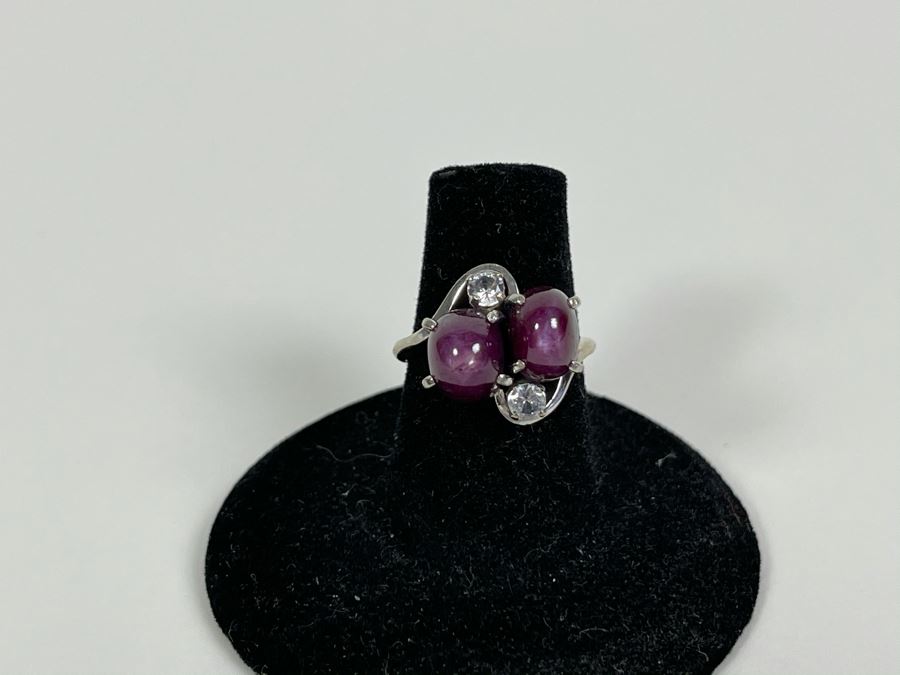 14K Gold Star Ruby Ring 6.5g Fair Market Value $400 [Photo 3]