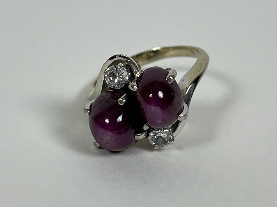 14K Gold Star Ruby Ring 6.5g Fair Market Value $400 [Photo 10]
