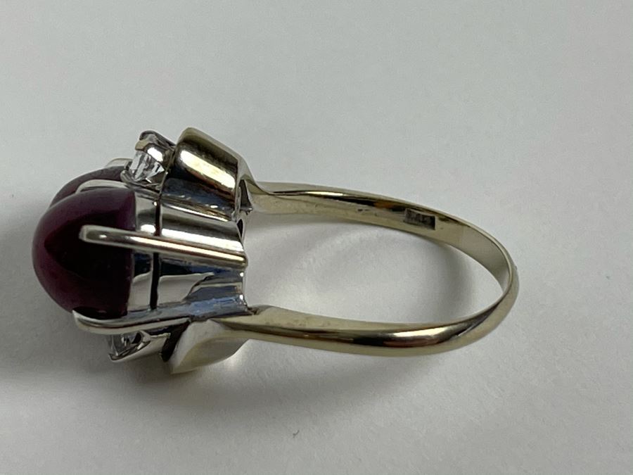 14K Gold Star Ruby Ring 6.5g Fair Market Value $400 [Photo 13]