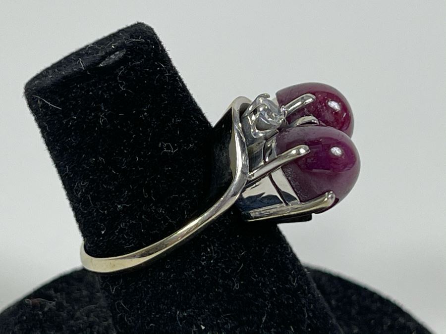 14K Gold Star Ruby Ring 6.5g Fair Market Value $400 [Photo 5]