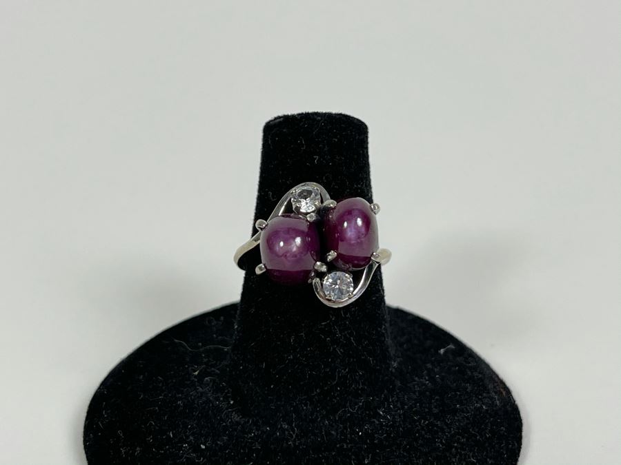 14K Gold Star Ruby Ring 6.5g Fair Market Value $400 [Photo 2]