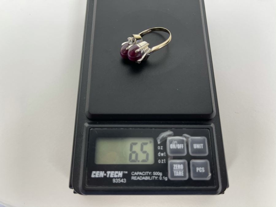 14K Gold Star Ruby Ring 6.5g Fair Market Value $400 [Photo 14]