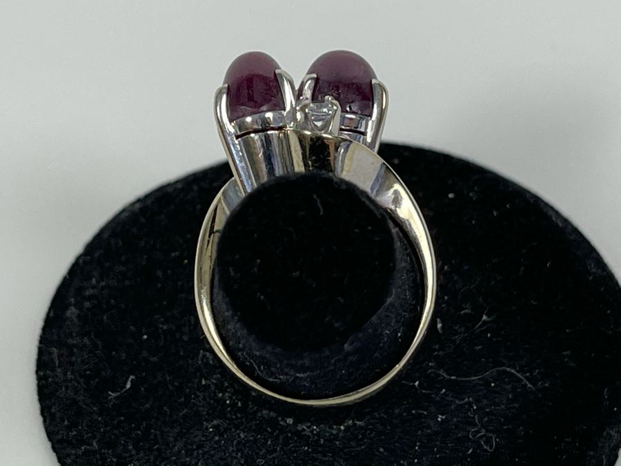 14K Gold Star Ruby Ring 6.5g Fair Market Value $400 [Photo 9]