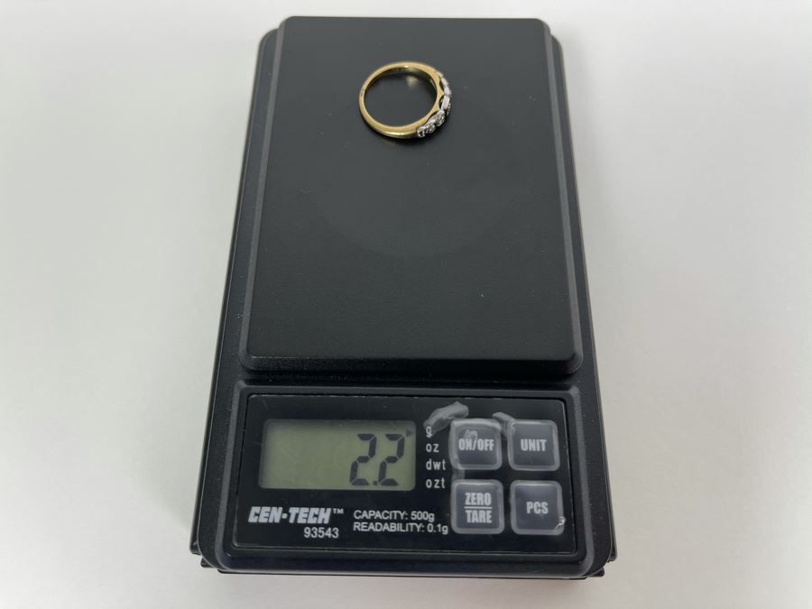 14K Diamond Ring Size 5.5 2.2g Fair Market Value $175 [Photo 15]