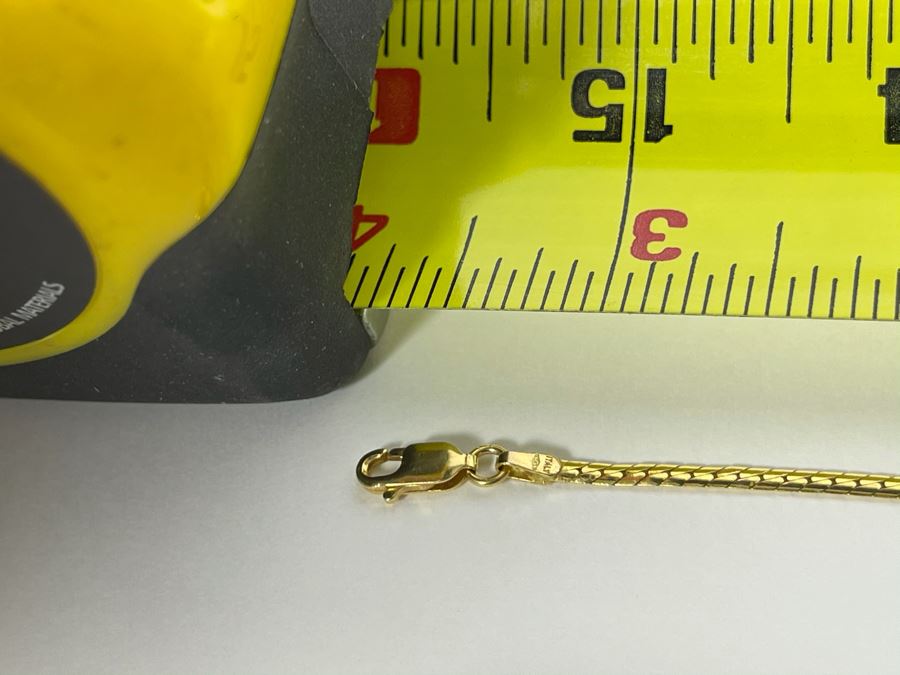 14K Gold Diamond 16' Necklace 8.4g Fair Market Value $550 [Photo 17]