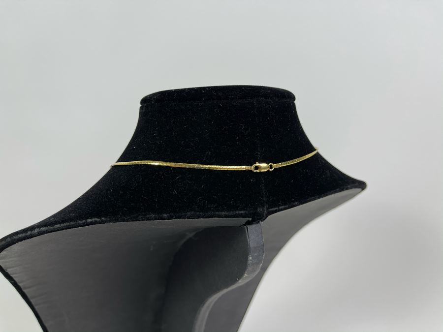 14K Gold Diamond 16' Necklace 8.4g Fair Market Value $550 [Photo 6]