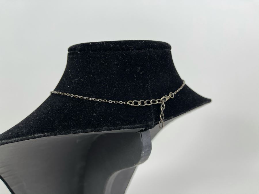 Sterling Silver Multi-Stone Necklace 12.5g Fair Market Value $100 [Photo 5]