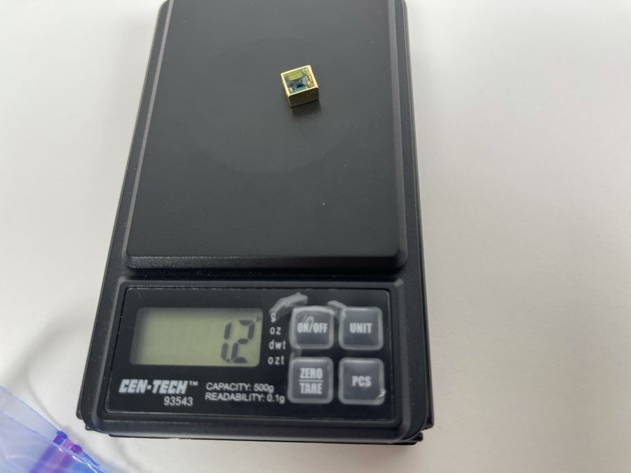 14K Blue Topaz Pendant 1.2g [Photo 5]