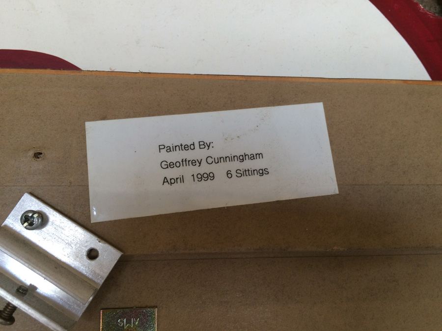 Large Original Portrait Oil Painting of Man with his Dog [Photo 9]