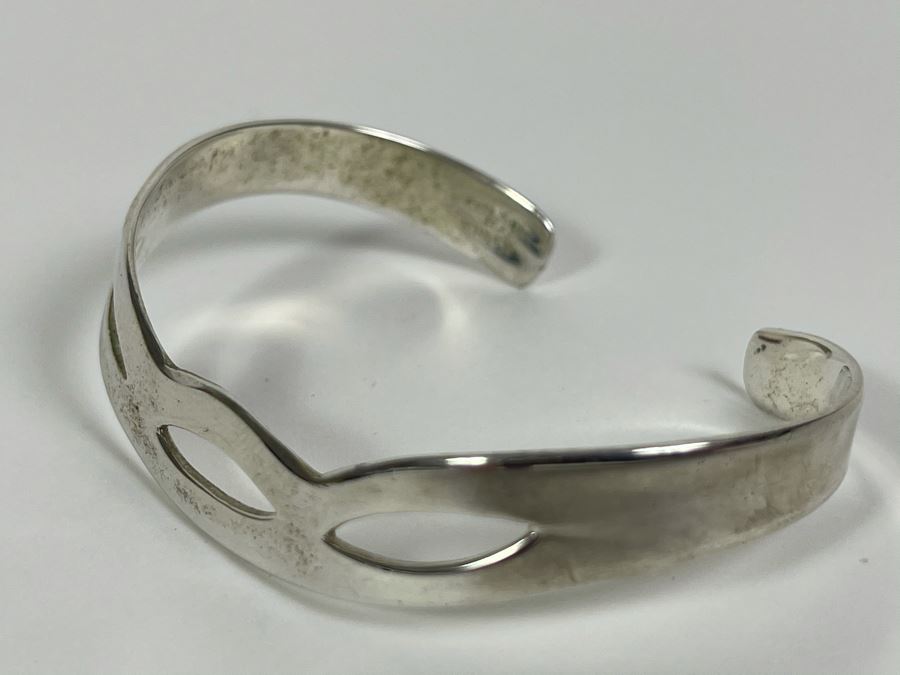 Sterling Silver Cuff Bracelet 10.6g [Photo 3]
