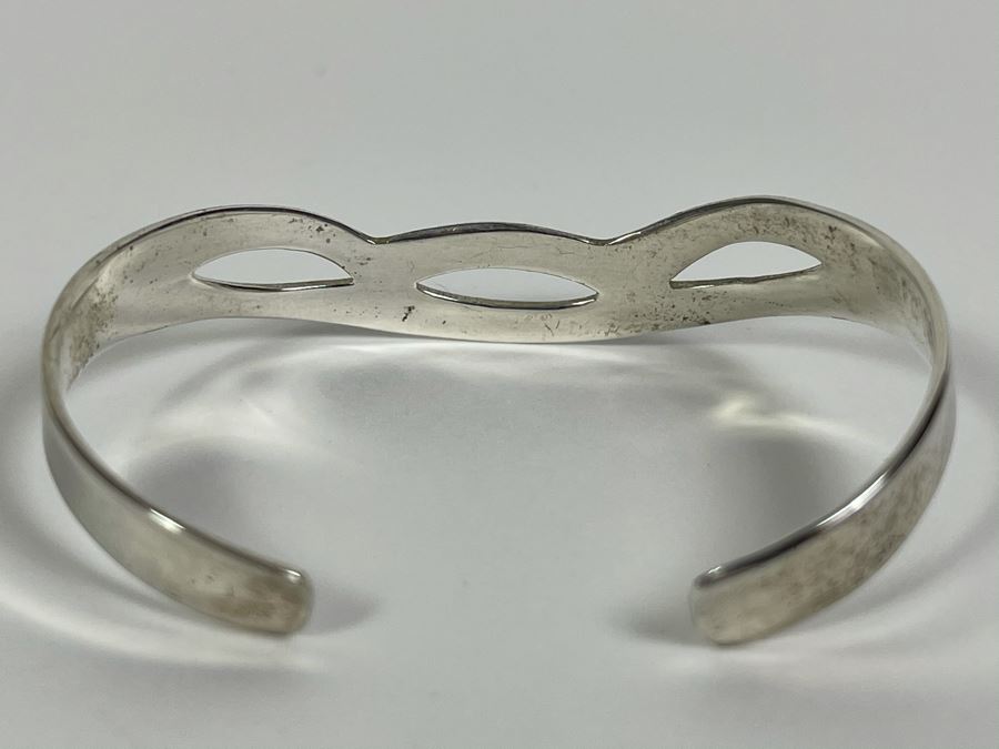 Sterling Silver Cuff Bracelet 10.6g [Photo 4]