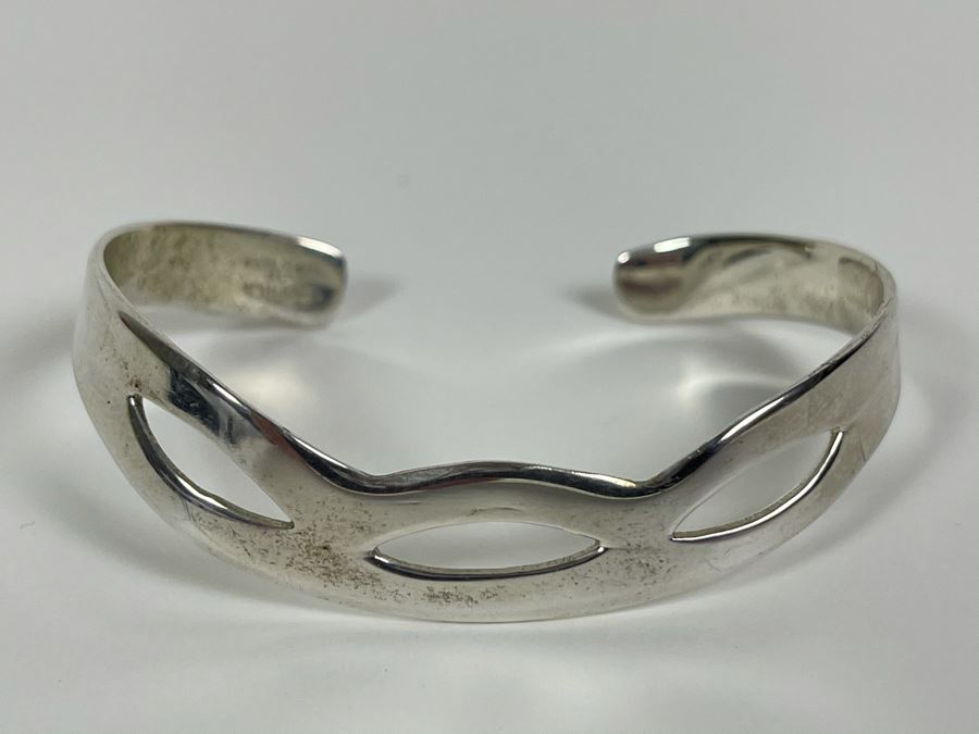 Sterling Silver Cuff Bracelet 10.6g