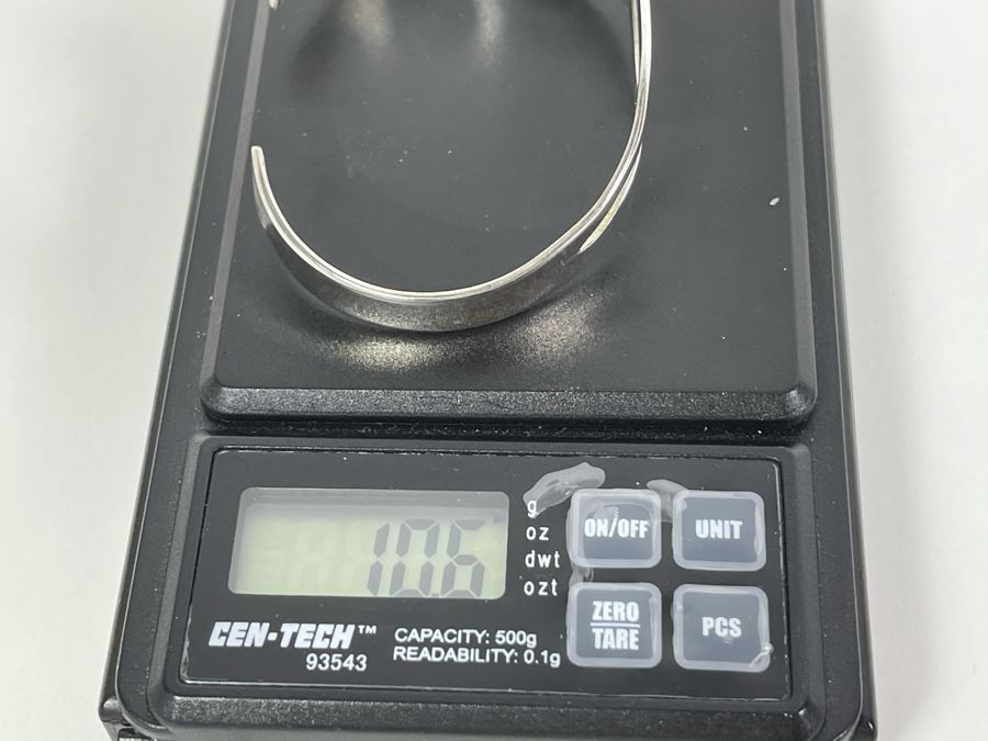 Sterling Silver Cuff Bracelet 10.6g [Photo 5]