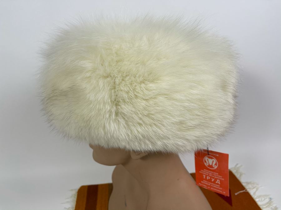 JUST ADDED - New With Tags Vintage Russian CCCP Fur Hat [Photo 3]