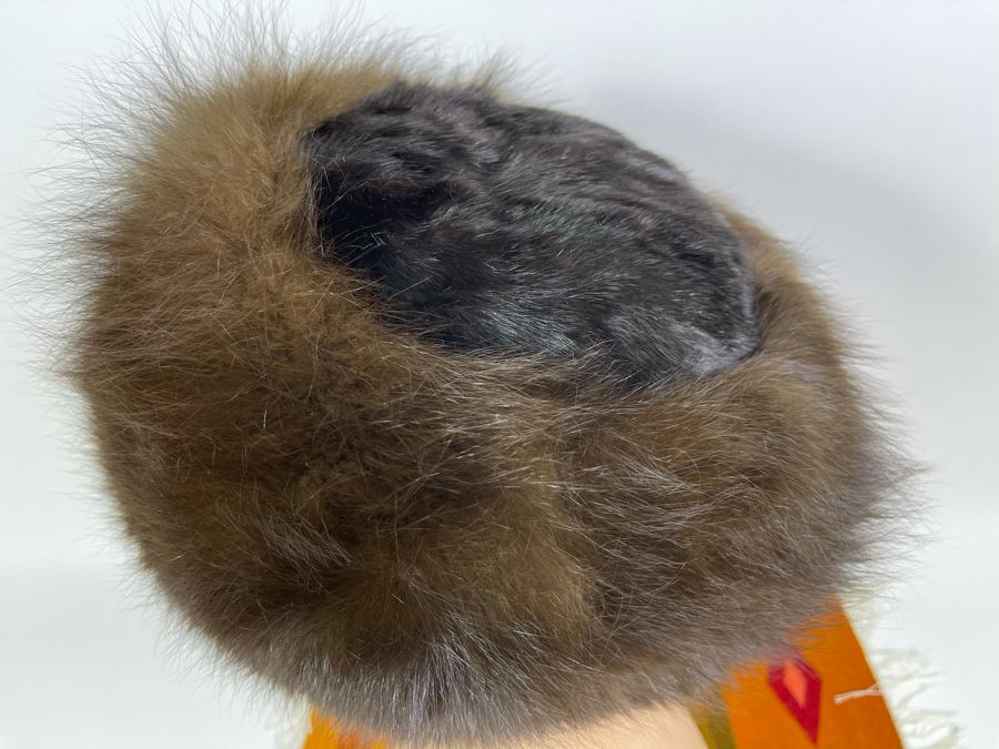 JUST ADDED - Russian CCCP Fur Hat (Measures 8' From Forehead To Back) [Photo 3]