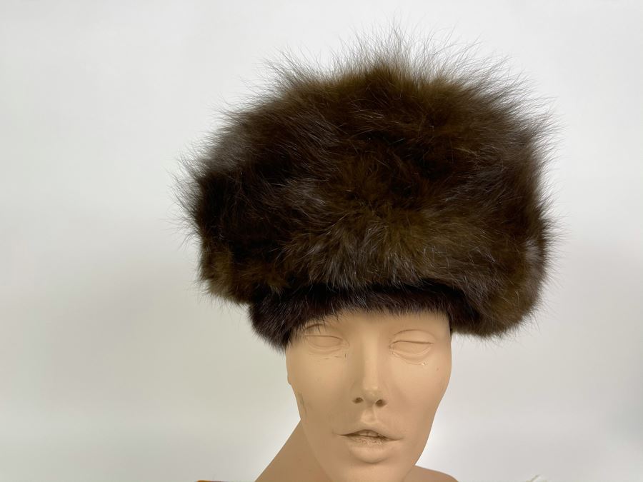 JUST ADDED - Russian CCCP Fur Hat (Measures 8' From Forehead To Back) [Photo 6]