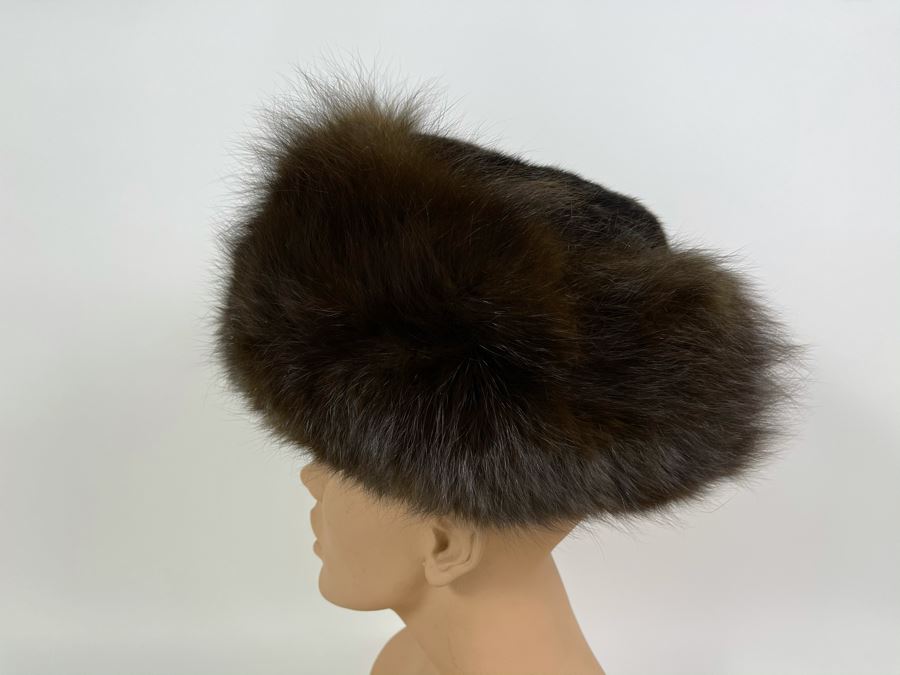 JUST ADDED - Russian CCCP Fur Hat (Measures 8' From Forehead To Back) [Photo 2]