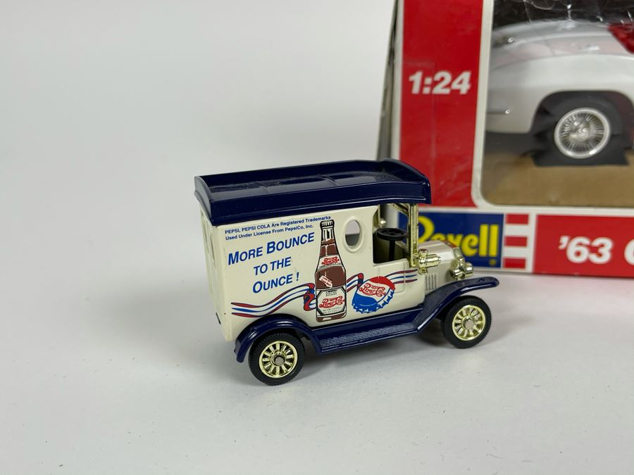 JUST ADDED - Diecast Car Collection With 1963 Corvette Stingray And Pepsi-Cola Trucks [Photo 5]