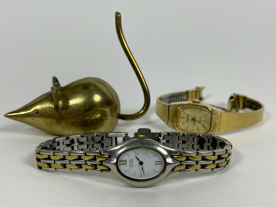 Brass Mouse, Citize Ladies Watch And Gruen Ladies Watch [Photo 7]