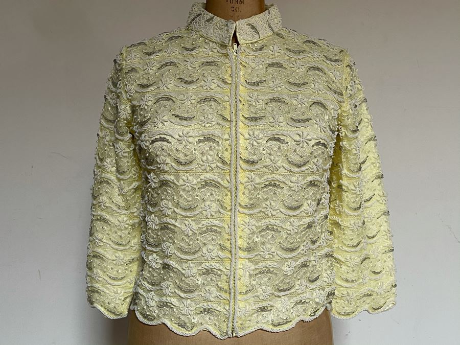 JUST ADDED - Vintage Hong Kong Yellow Jacket Size 32 By Charles & Co [Photo 3]
