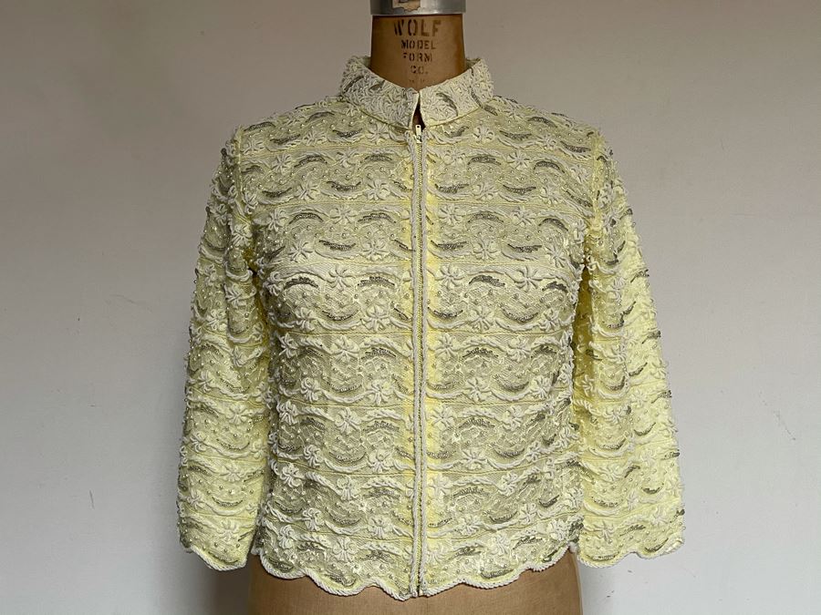 JUST ADDED - Vintage Hong Kong Yellow Jacket Size 32 By Charles & Co [Photo 2]