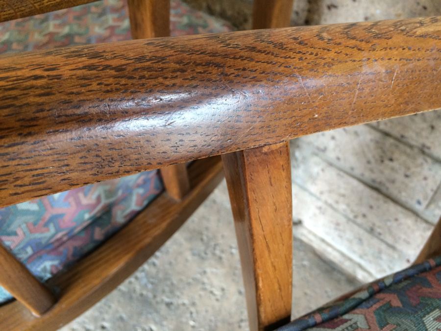 Vintage Quarter Sawn Oak Chairs [Photo 10]