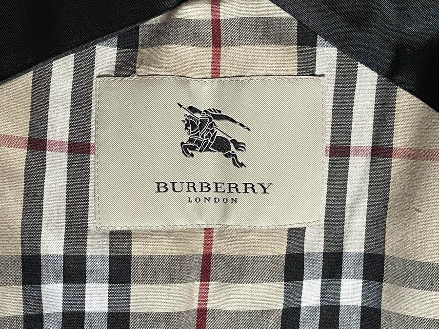 Burberry London Wool Coat With Hood And Matching Burberry Hat Size S [Photo 4]